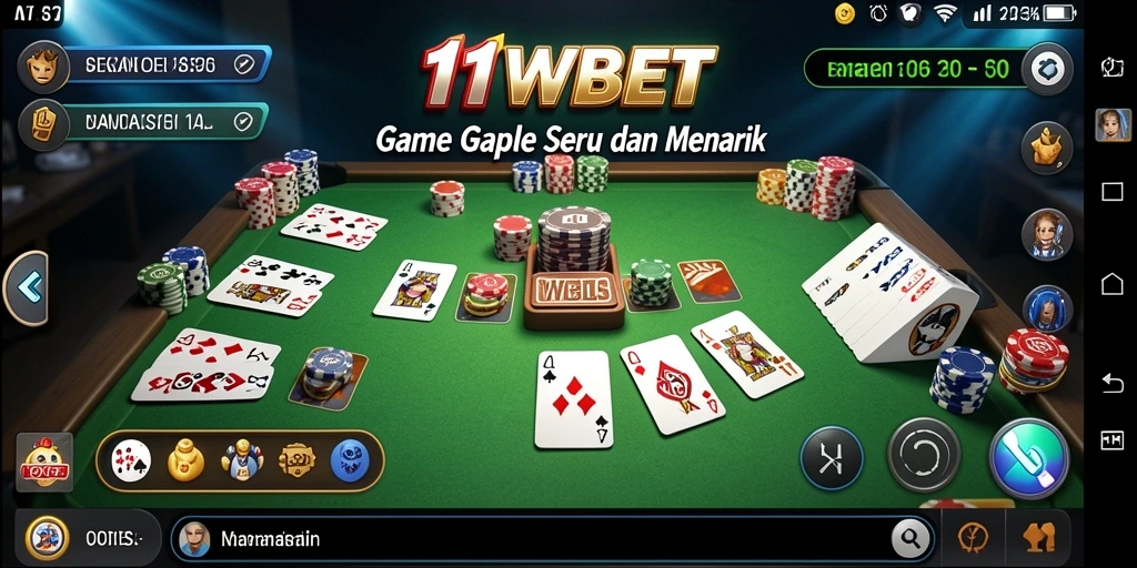 Tampilan gameplay seru dalam 11WBET yang mengasyikkan.