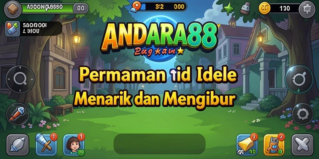 Tangkapan layar ANDARA88 menunjukkan antarmuka yang menggugah selera untuk permainan Idle.