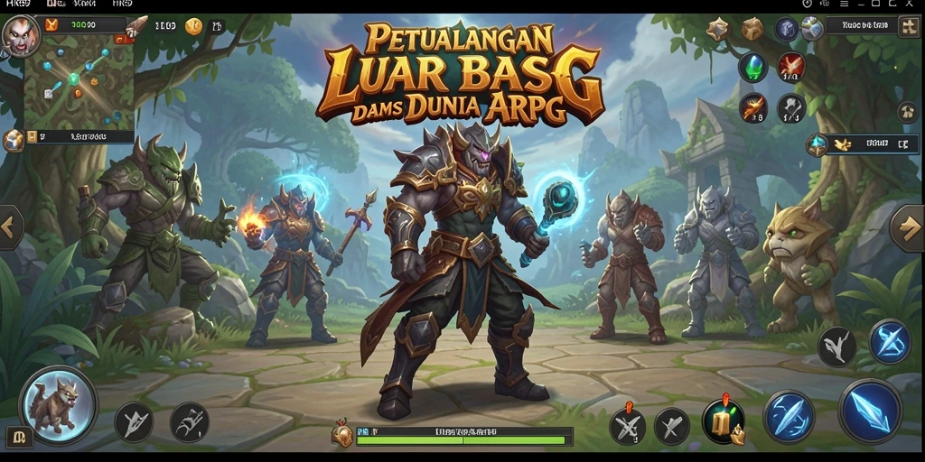 Screenshot utama HR89 menampilkan aksi pertempuran mendebarkan.