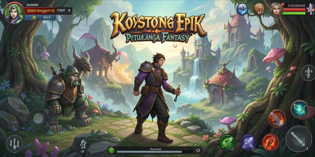 Screenshot gameplay KOSTOTO menampilkan aksi seru di dunia RPG.