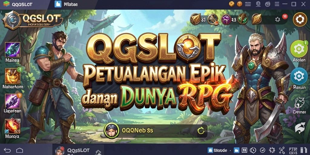 Tampilan gameplay seru di dunia RPG QQSLOT.