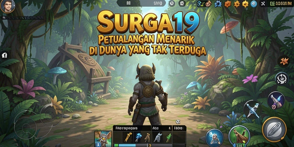 Tampilan gameplay SURGA19 yang penuh petualangan dan tantangan.