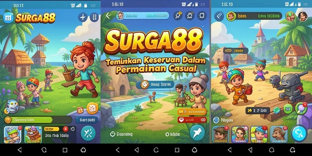 Screenshot gameplay SURGA88 yang menarik dan penuh warna.